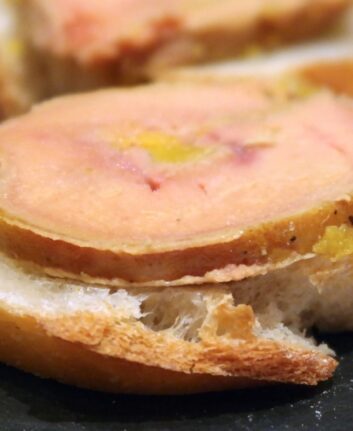 Toast de foie gras