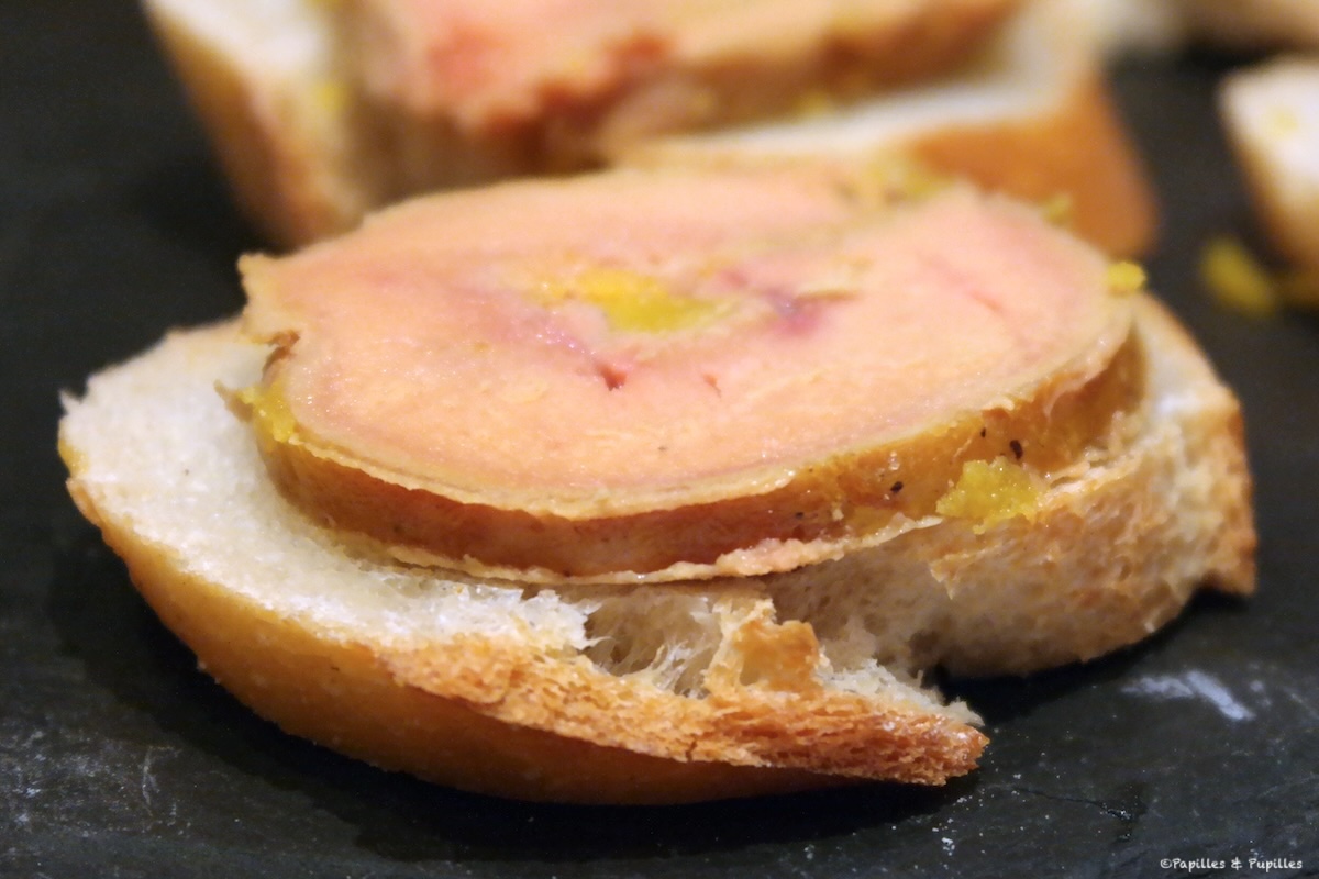 Toast de foie gras 