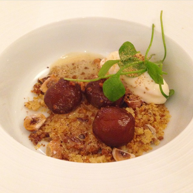 Incroyable dessert à base de pommes de terre de David Toutain #atelierNespresso