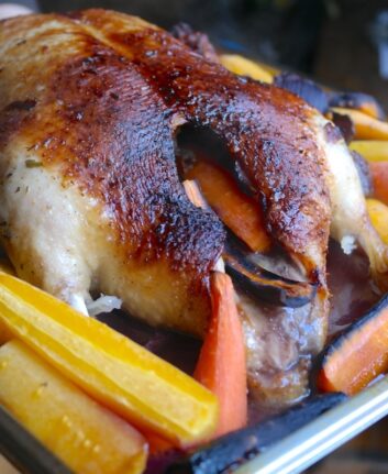 Canard au miel et à l'orange