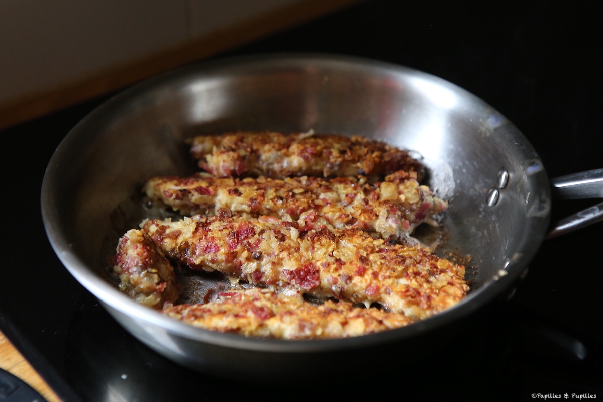Aiguillettes de poulet croustillantes (panées aux chips)
