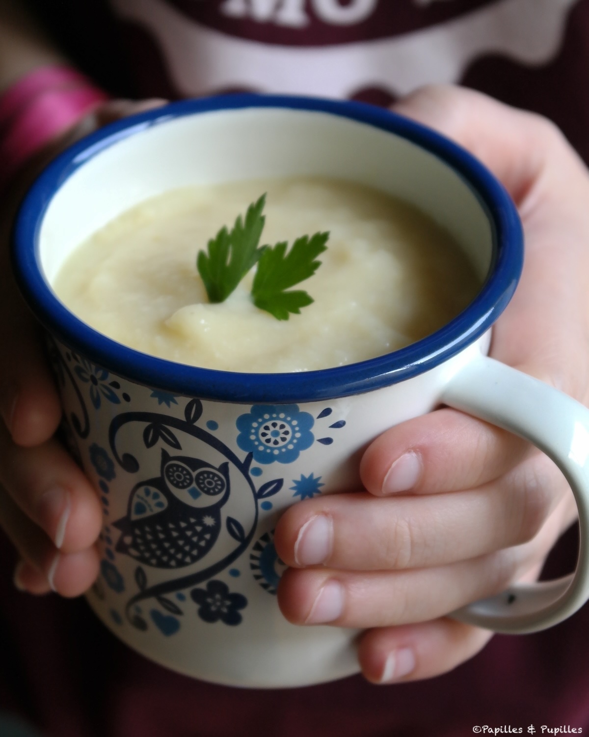Velouté de pommes de terre, céleri rave et fenouil