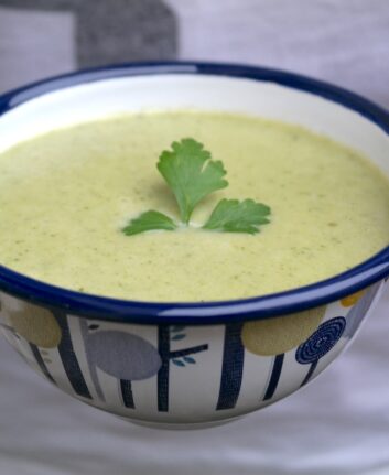Velouté poireaux pommes de terre et persil