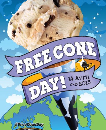 Free Cone Day - 14 avril 2015