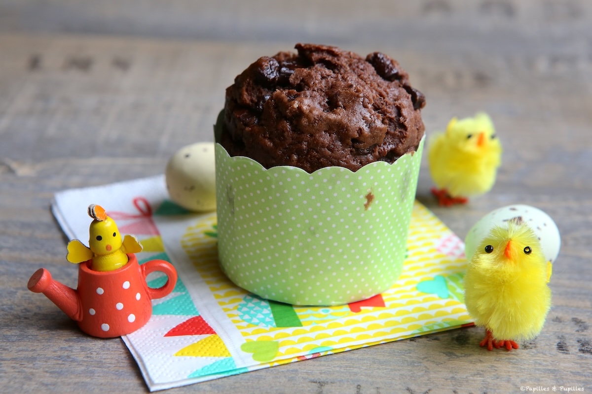 Muffins au chocolat et aux noix de pécan