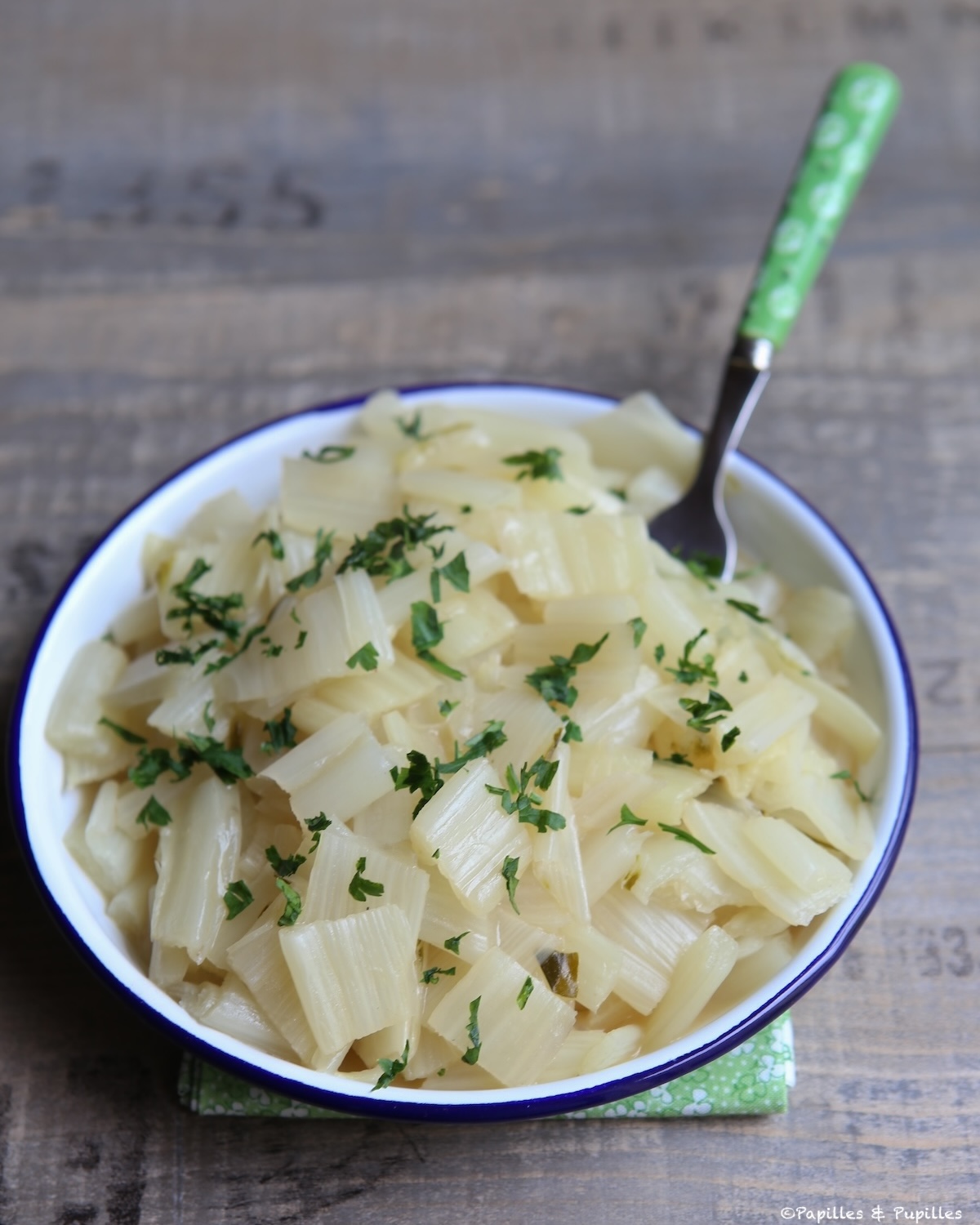 Blettes à la béchamel allégée