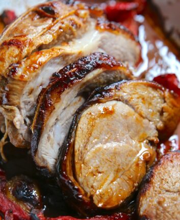 Rôti d'agneau sauce BBQ