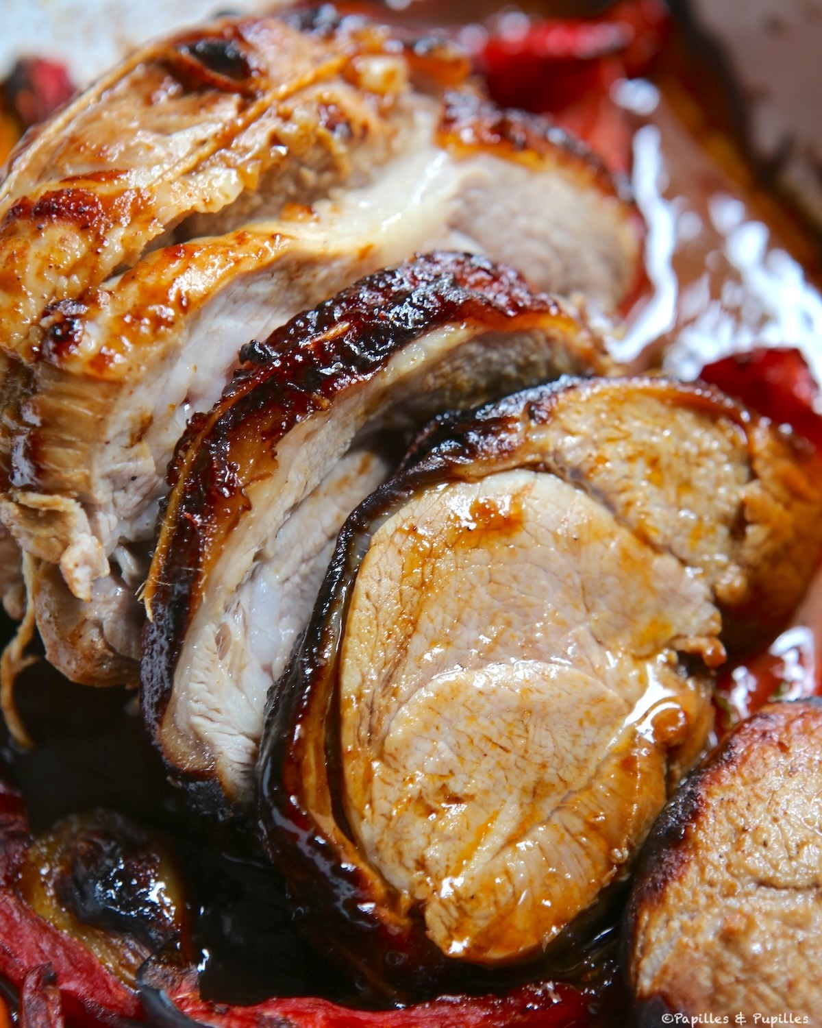 Rôti d'agneau sauce BBQ