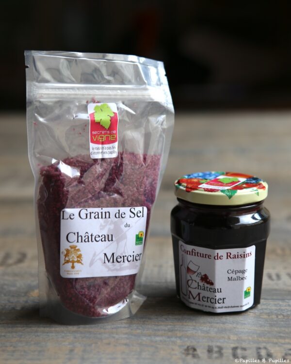 Sel au vin et confiture de raisin