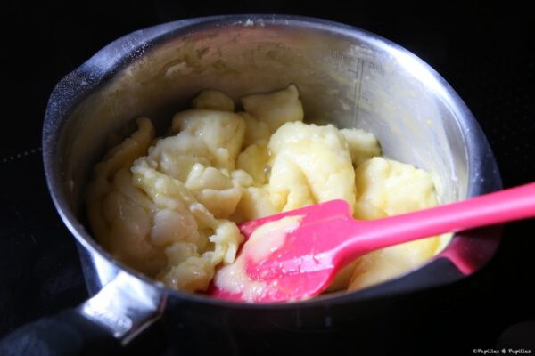 Préparation de la pâte à choux