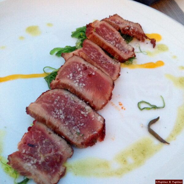 Tataki de porc ibérique