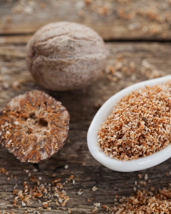 Noix de muscade râpée