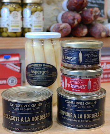Quelques produits de la conserverie Garde