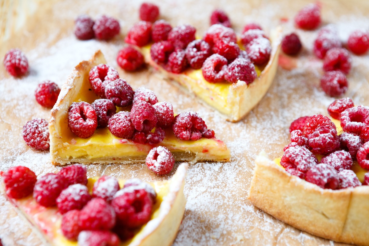 Tarte aux framboises ©Shutterstock