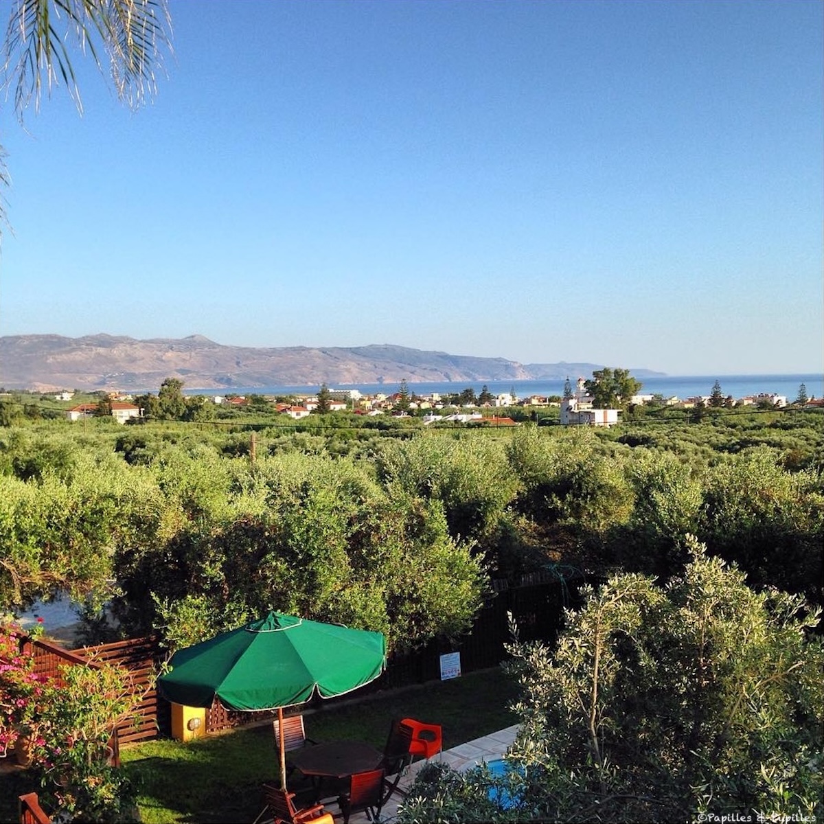 Vue depuis notre location, Chania