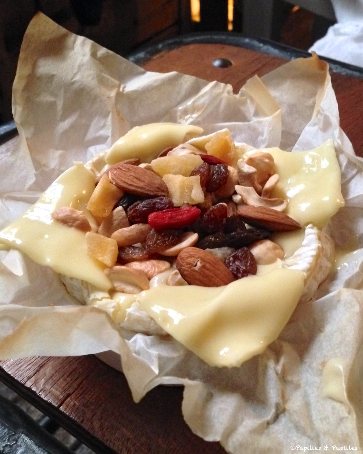 Camembert aux fruits secs