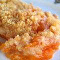 Crumble express à l'abricot