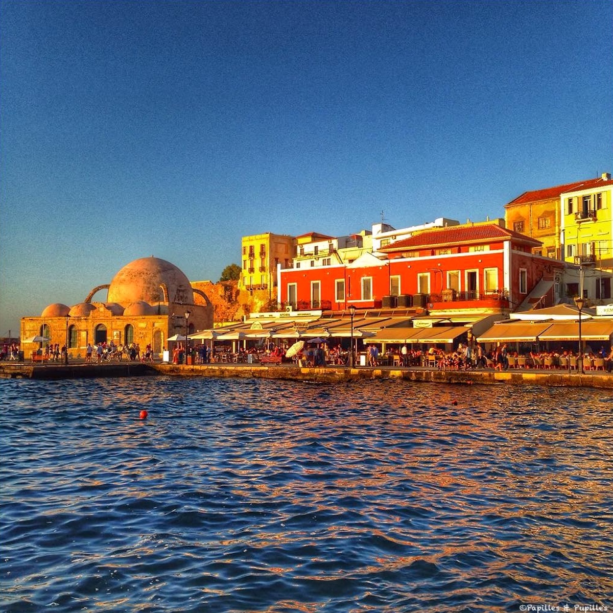 Derniers rayons de soleil - Port de la Canée