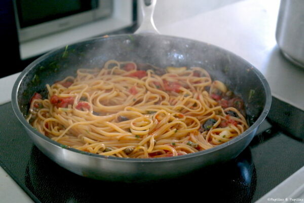 Pâtes assaisonnées