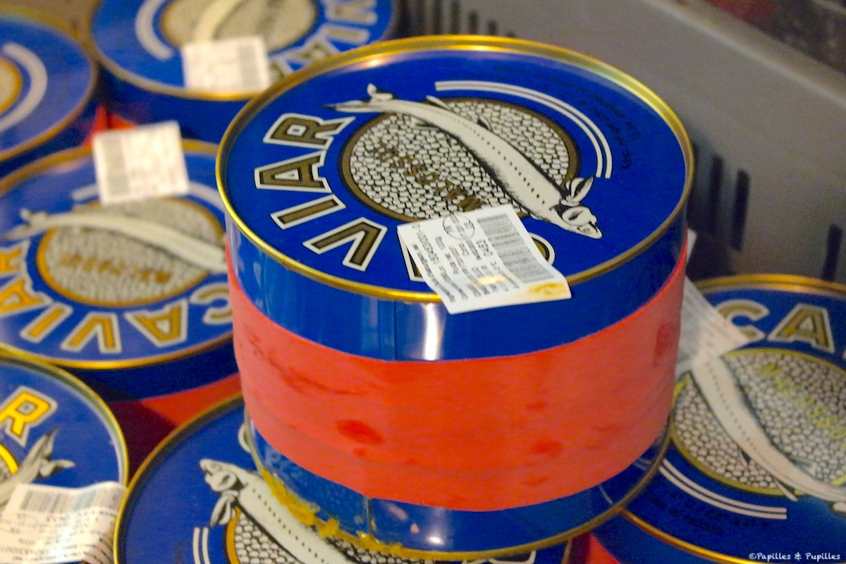 Boites pour affinage du caviar