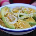 Salade d'avocat à l'orange au fenouil et au sésame