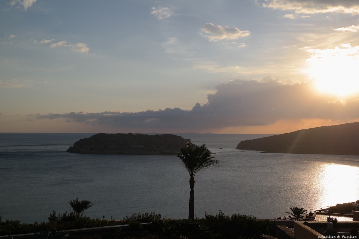 Coucher de soleil sur Spinalonga
