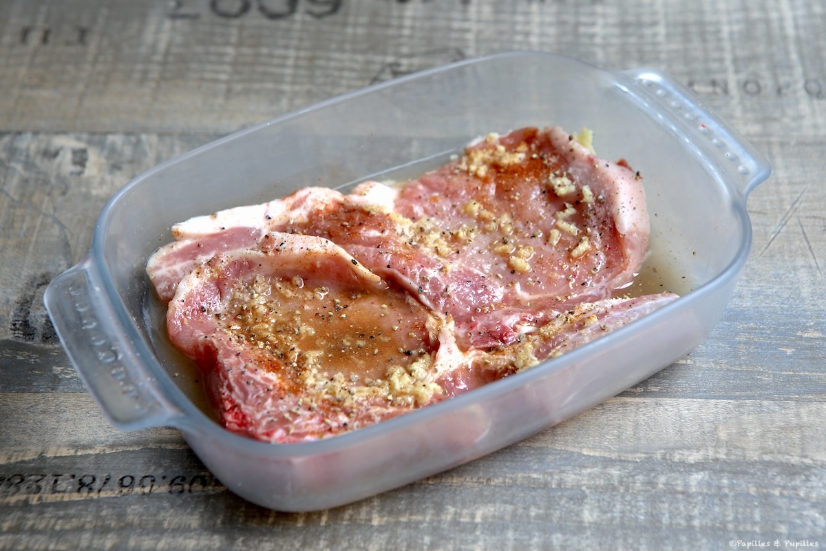 Faites mariner la viande