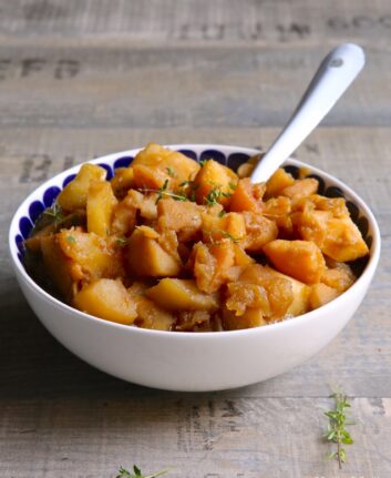 Purée pommes coings