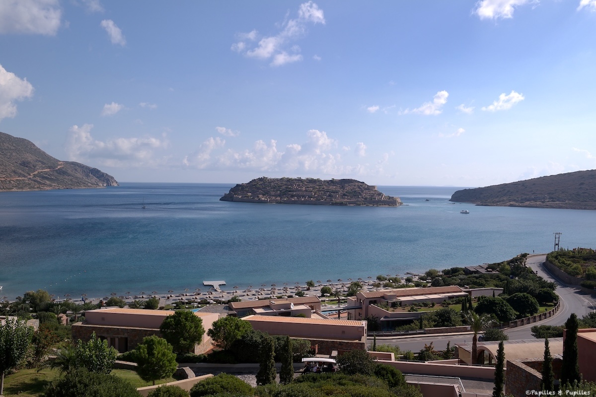 Vue sur Spinalonga depuis Elounda