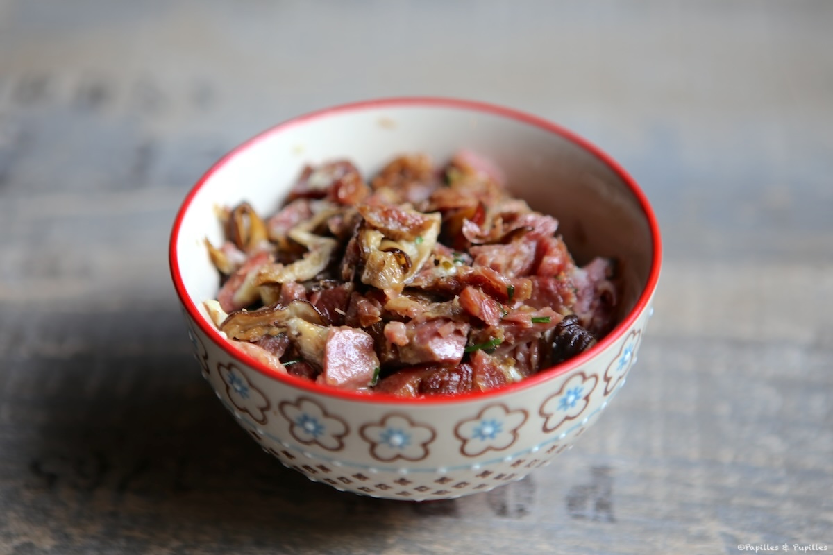 Pleurotes et joues de porc