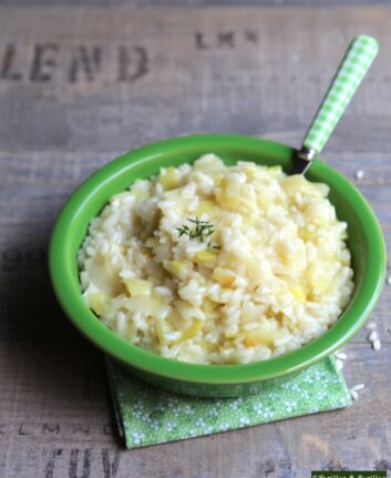 Risotto aux poireaux et Parmesan