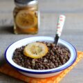 Salade de lentilles au citron confit et cumin