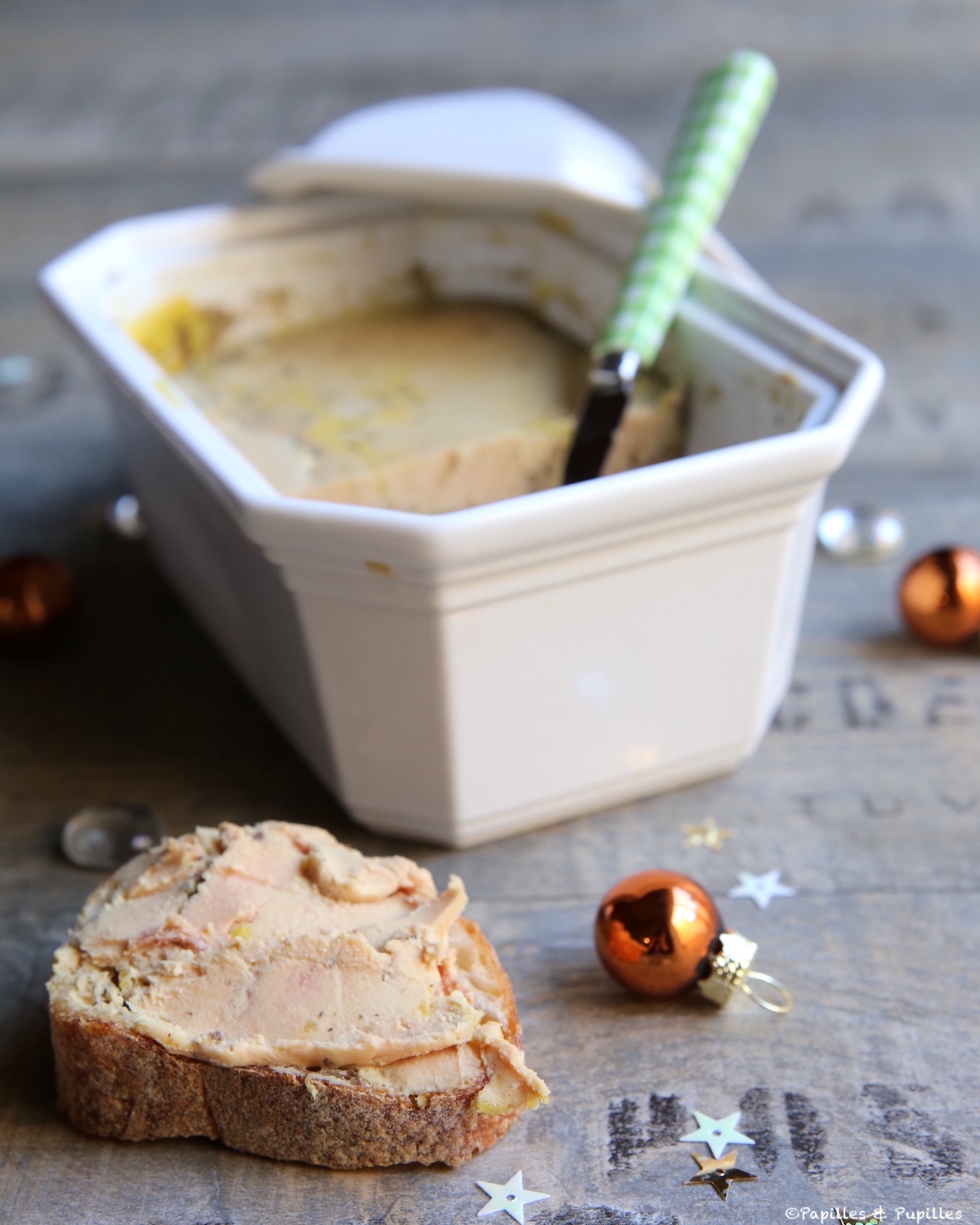 Recette de Terrine de foie gras à l'Armagnac, pain d'épices et