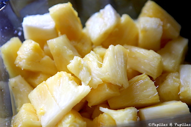 Dés d'ananas