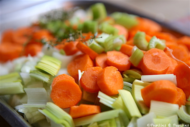 Légumes coupés