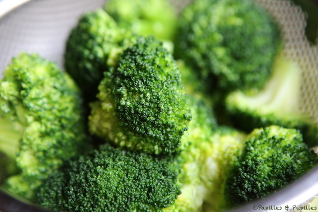 Brocolis après cuisson