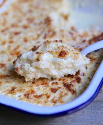 Gratin de chou fleur à la mozzarella