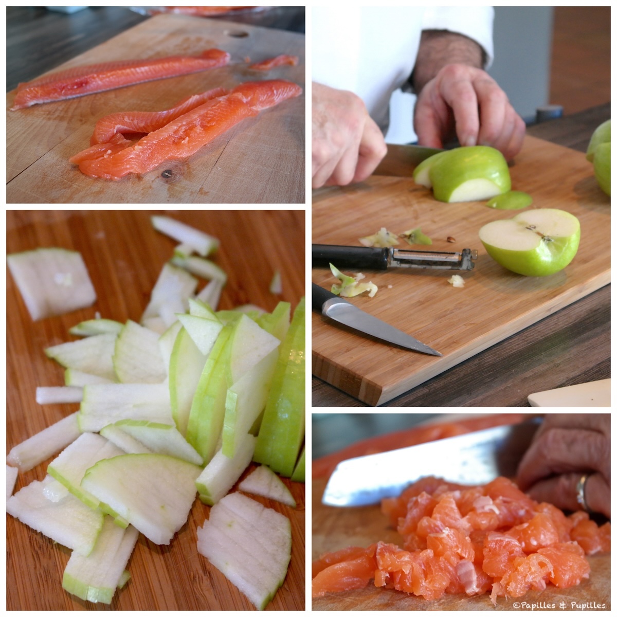 Préparation du tartare