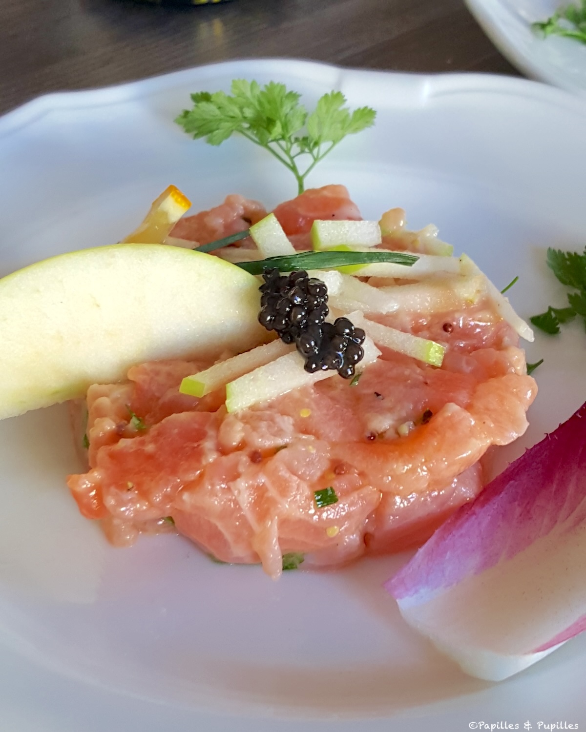 Tartare et caviar