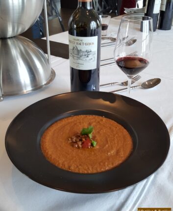 Velouté lentilles tomates et cumin