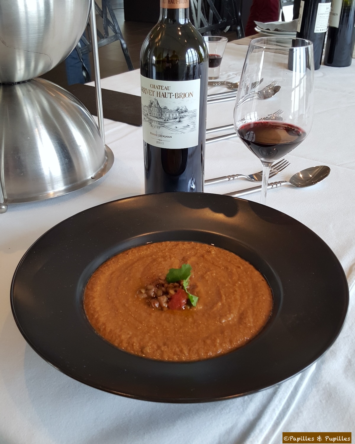 Velouté lentilles tomates et cumin 