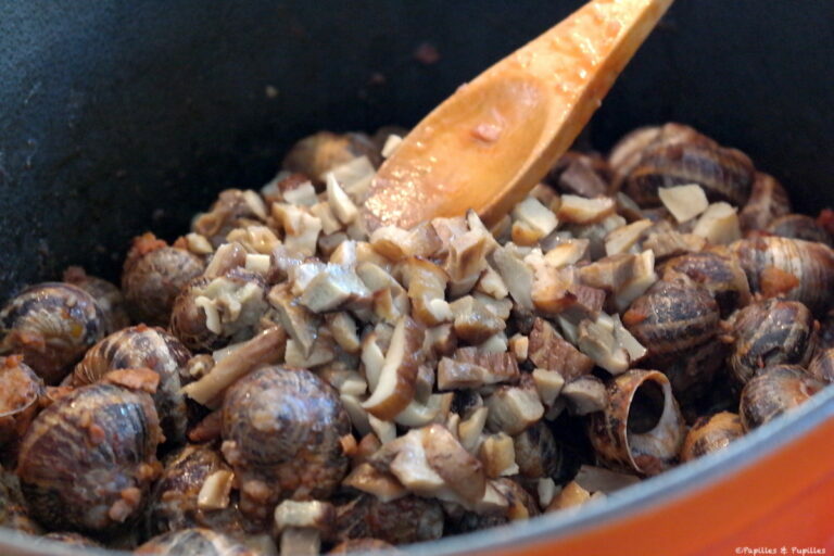 Cagouilles à la Charentaise, les escargots farcis