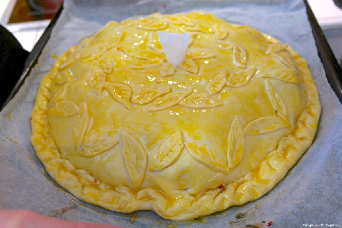 Tourte de Martine avant cuisson