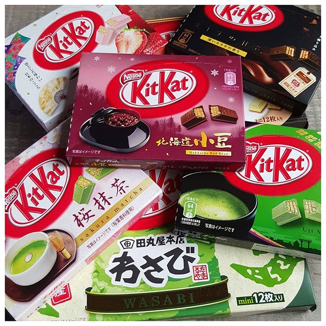 La folie kit kat au Japon ! A votre avis quels sont les parfums ?