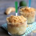 Crumble express sans gluten aux pommes et citron vert