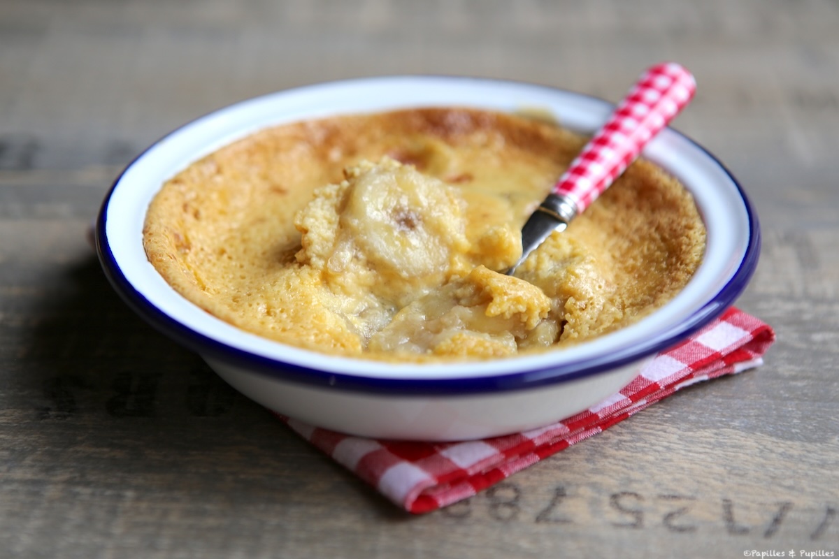 Gratin banane vanille rhum 