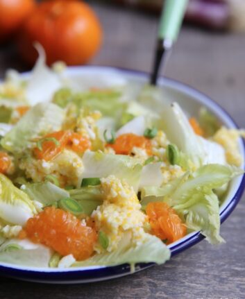 Salade d’endives et oeufs mimosa