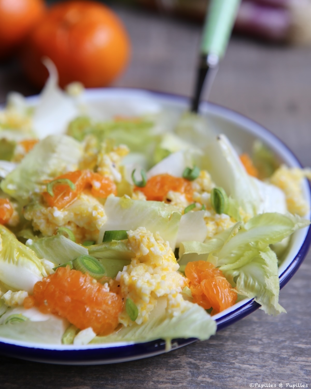 Salade d’endives et oeufs mimosa