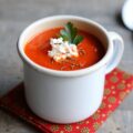 Velouté de piquillos , tomates et cumin