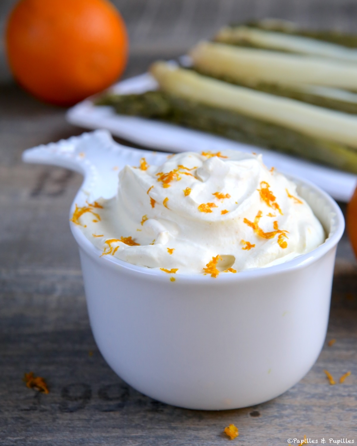 Sauce crémeuse à la moutarde et à l'orange